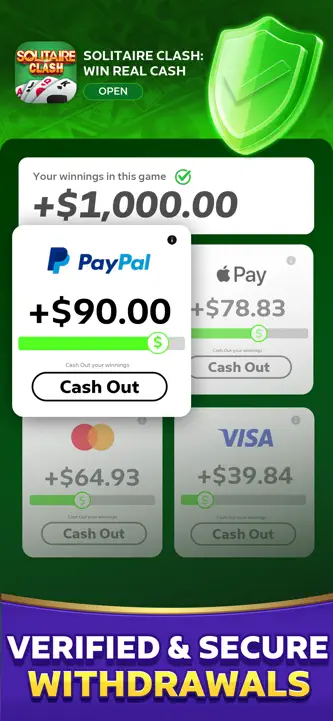 Solitaire Clash: Win Real Cash screenshot 3