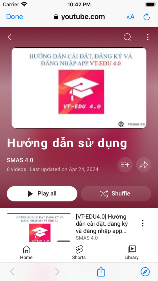 #1. Edu.One (iOS) 由: VIETTEL BUSINESS SOLUTIONS CORPORATION – BRANCH OF VIETTEL GROUP