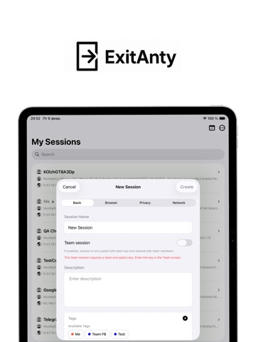 ExitAnty iPad screenshot 2