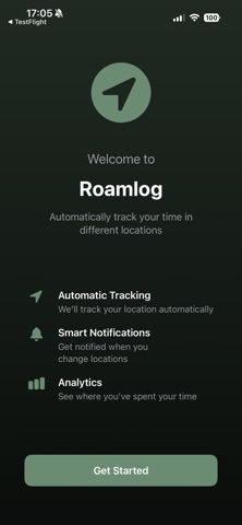 Roamlog screenshot