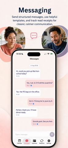 PeaceParent: Co-Parenting iPhone screenshot