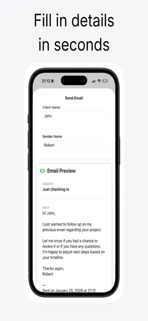 Template Mail screenshot 3