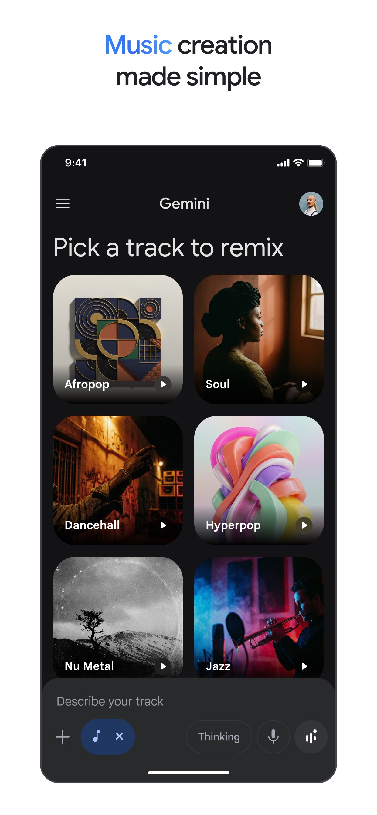 Google Gemini screenshot