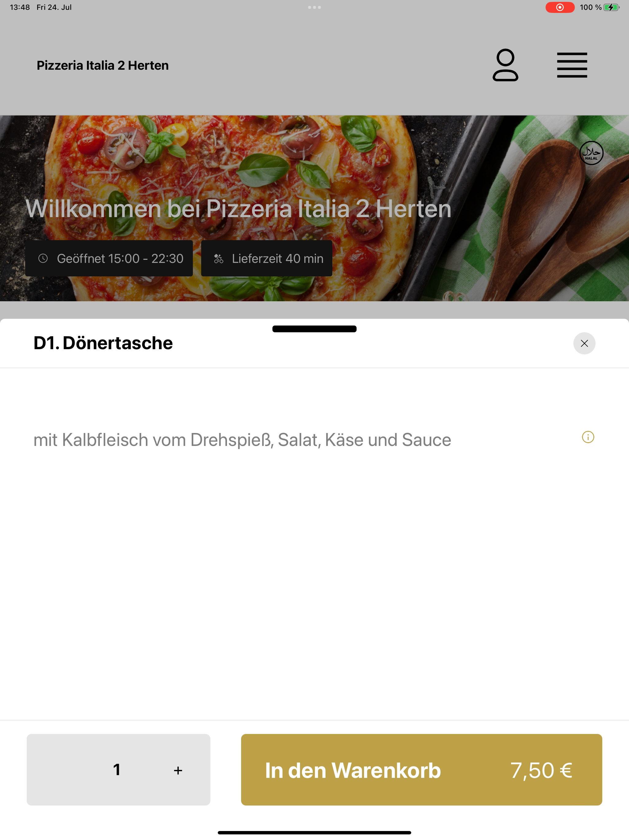Pizzeria Italia 2 Herten DE screenshot 11
