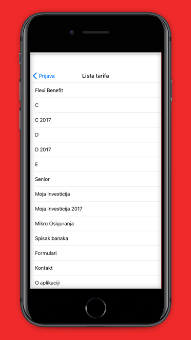 Screenshot #1 pour Wiener Tarife Crna Gora