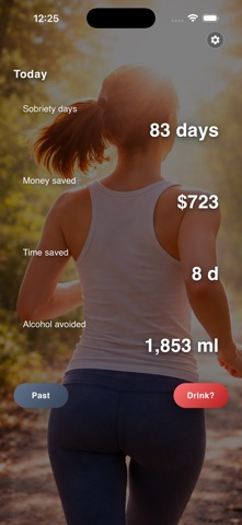 Sobriety Days iPhone screenshot