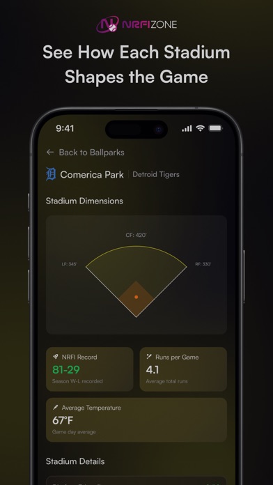 NRFI Zone iPhone screenshot 7 - Sports app