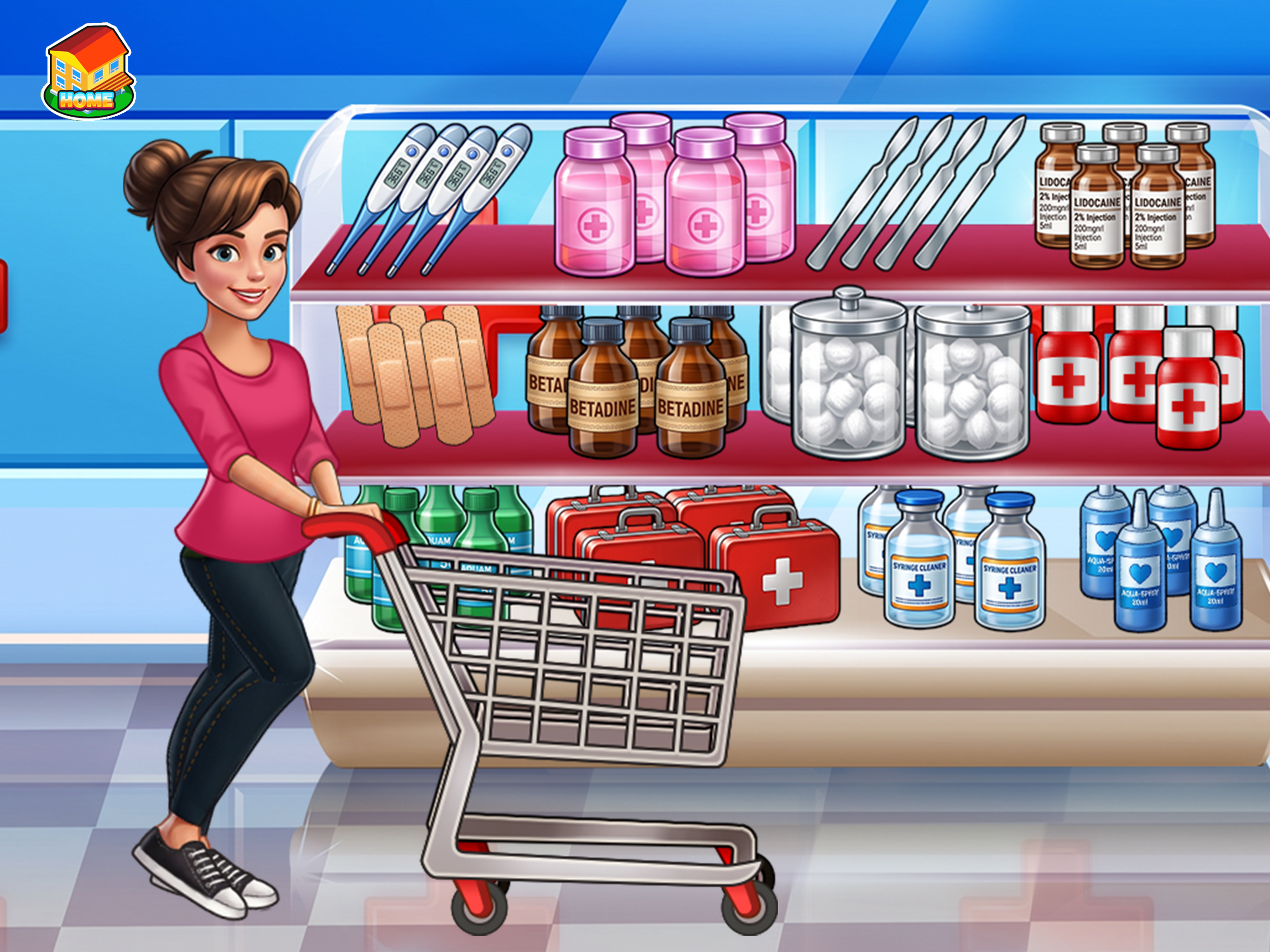 Supermarket Grocery Store Girl