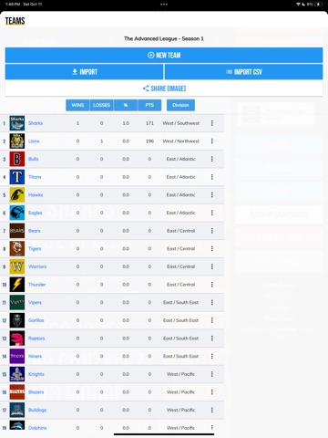 BT Volleyball Stats iPad screenshot