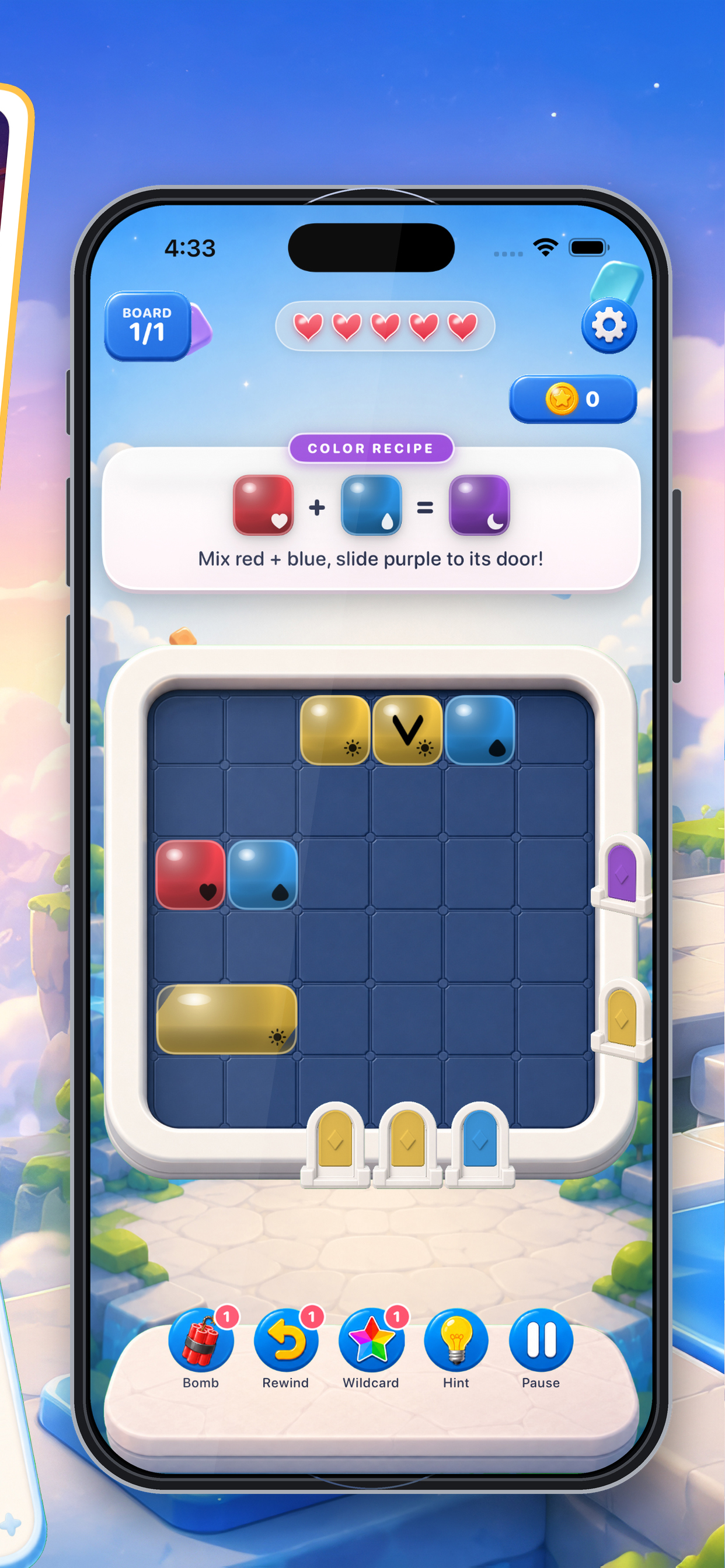Hueventure - Color Mix Puzzle screenshot 3