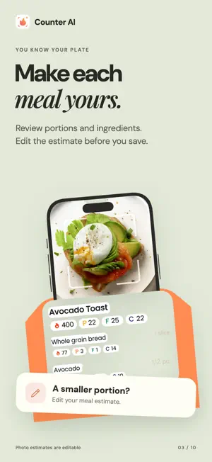 Calorie Tracker: Counter AI screenshot 3