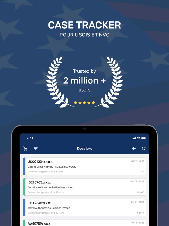 Screenshot #4 pour Case Tracker for USCIS & NVC