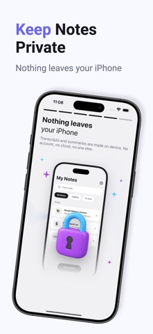 Notez: Voice Memo & AI Notes Screenshot 5 of 7