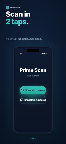 Prime Scan: PDF Scanner Screenshot 1 of 6