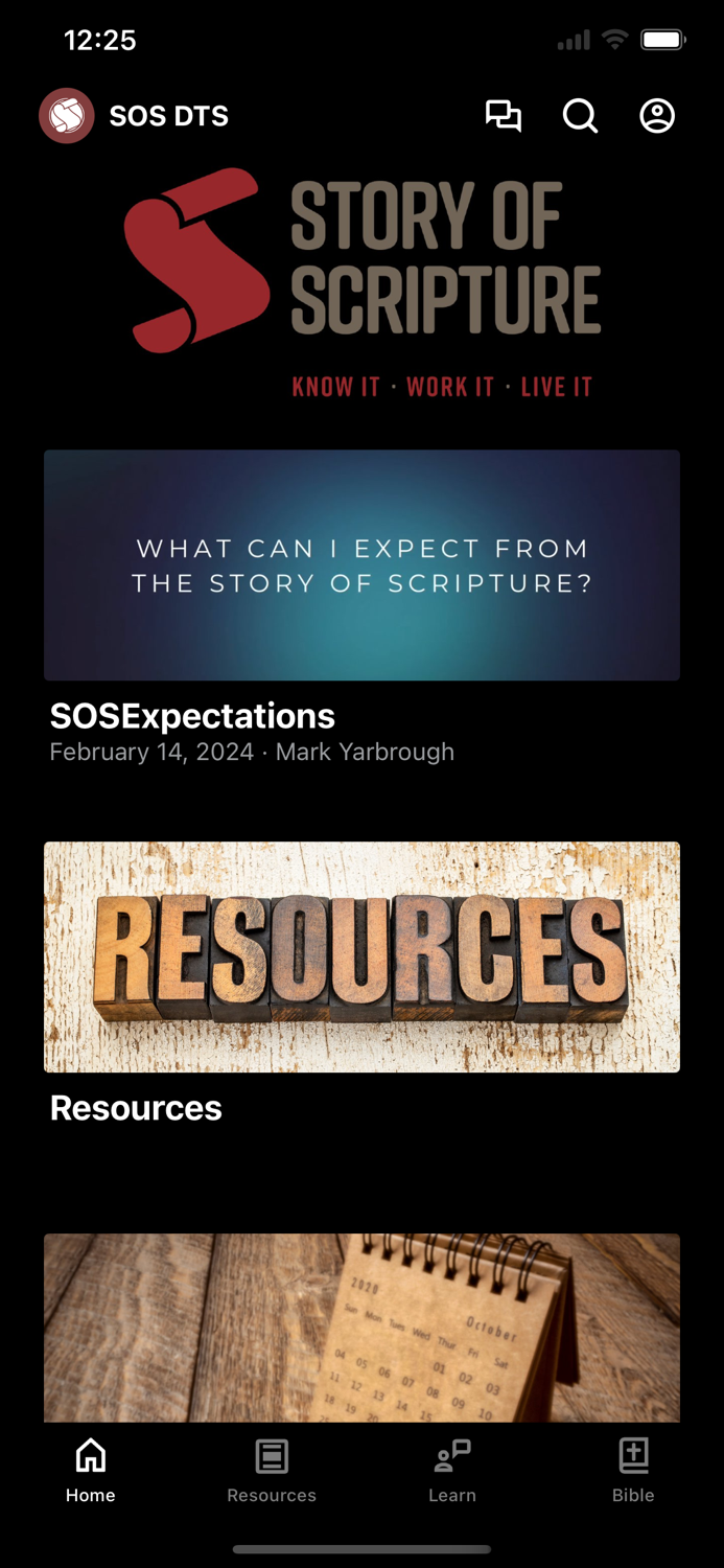 Story of Scripture DTS