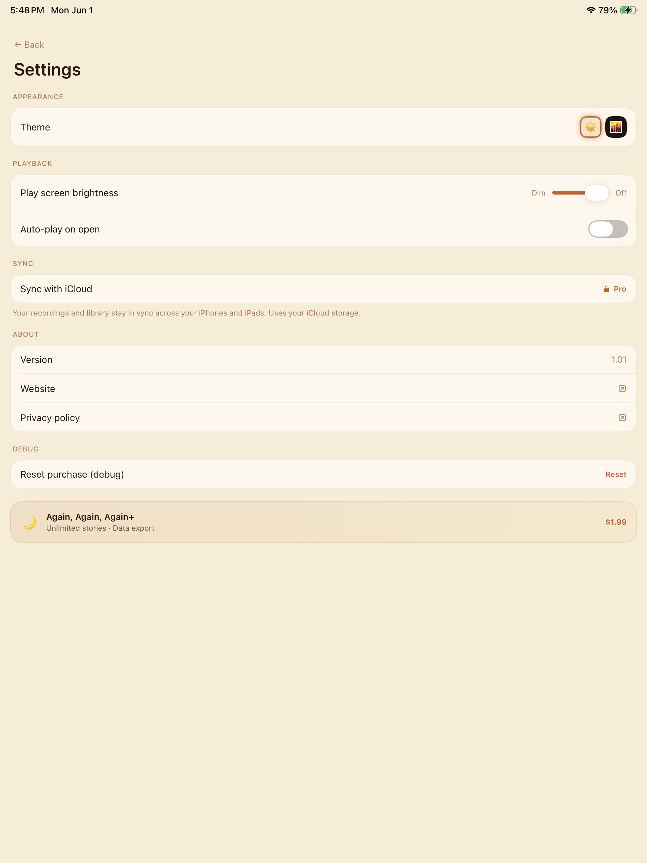 Again! - Bedtime story reader screenshot 16