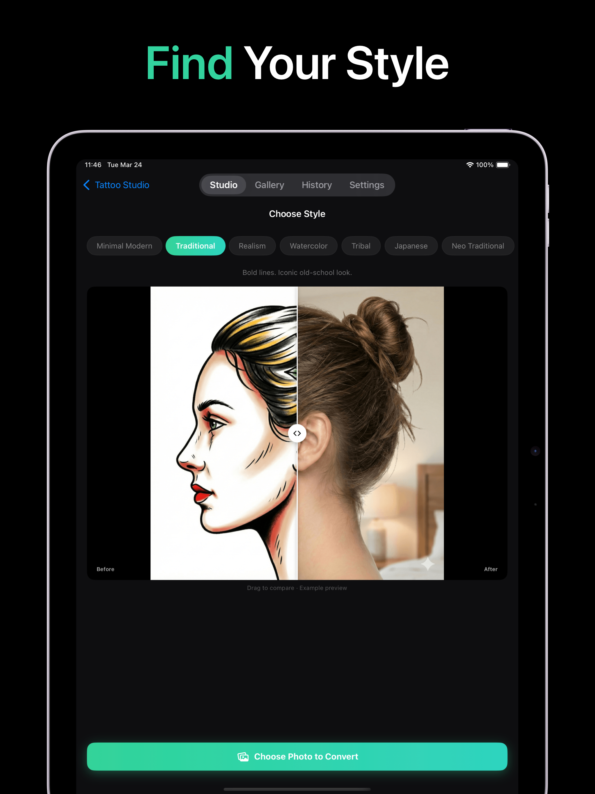 Etch: AI Tattoo Design & Maker
