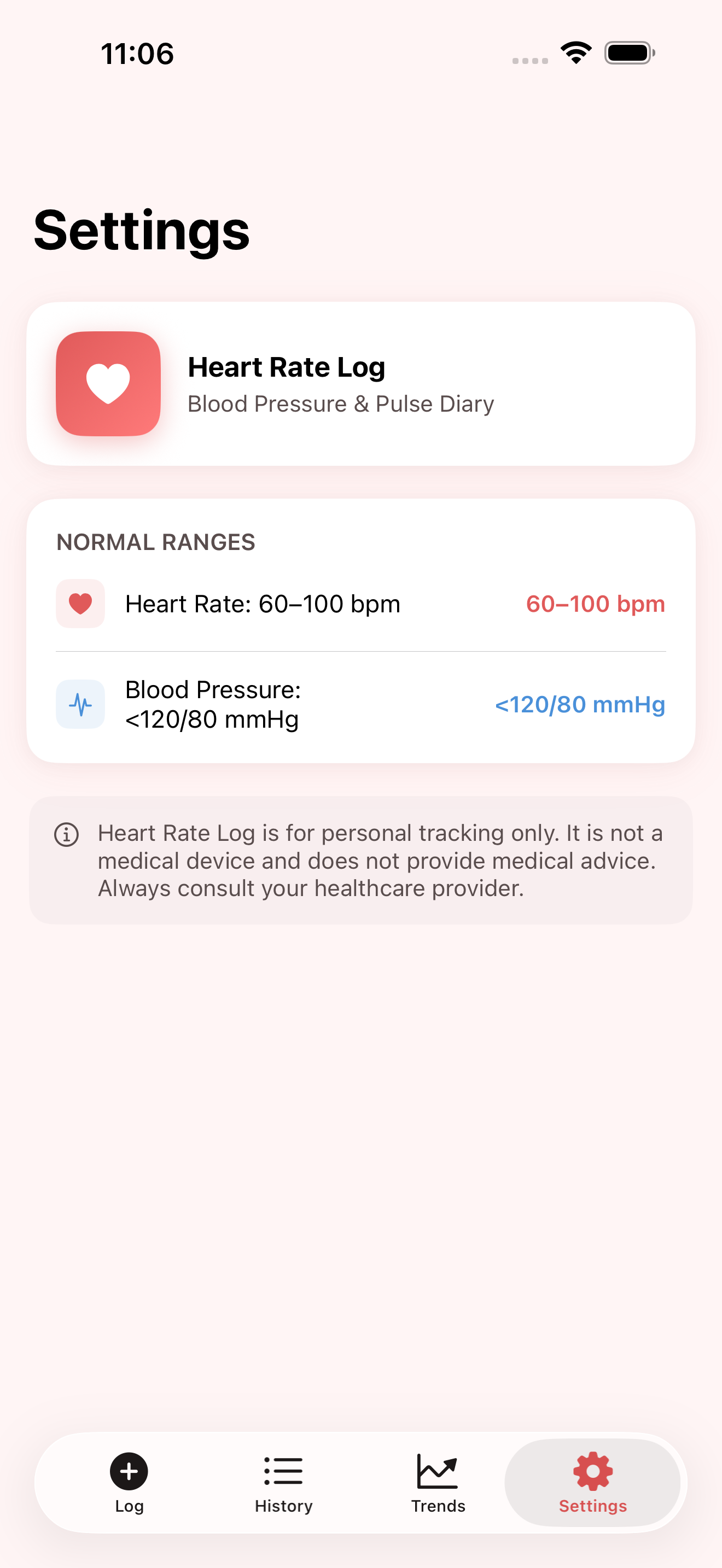 Heart Rate Log screenshot 4