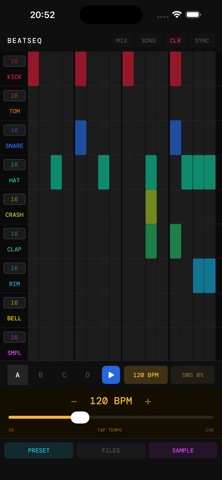 BeatSeq: Wearable Drum Machine Screenshot 2 of 7