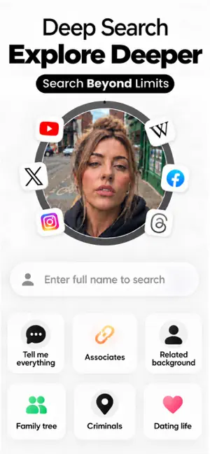 Deepsearch : AI Face Search screenshot 1