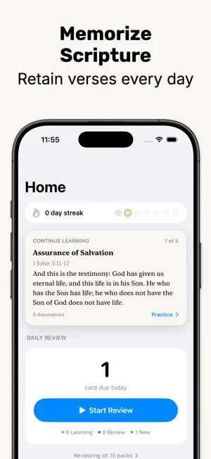 Scripture Memory: Bible Verses screenshot 1