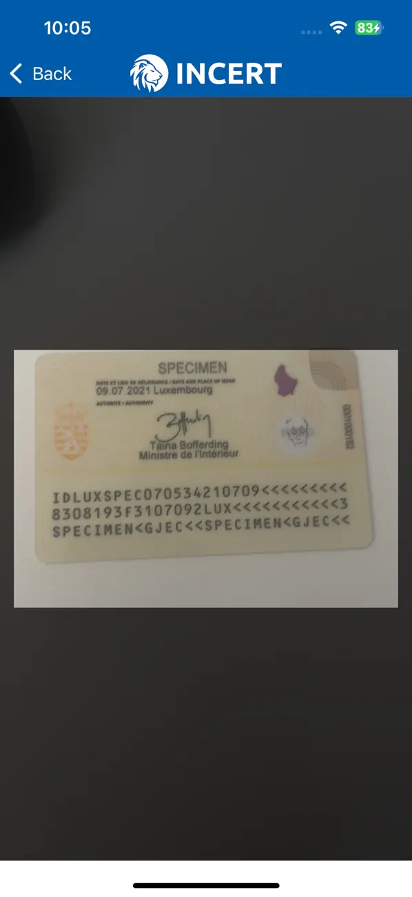 #3. VisoGo (eID document reader) (iOS) Podle: Incert