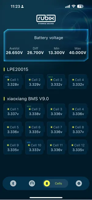Rubix Battery screenshot 4
