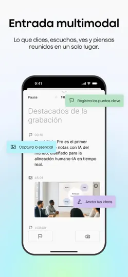 Captura de pantalla de Plaud: AI Note Taker en iPhone 3