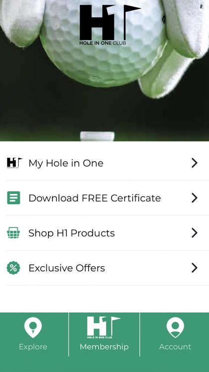 H1 Golf - Hole in One Club