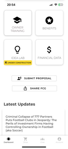FCG (Football Club Group) screenshot