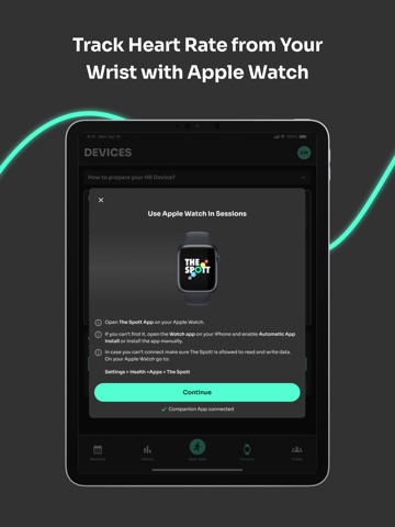 The Spott iPad screenshot