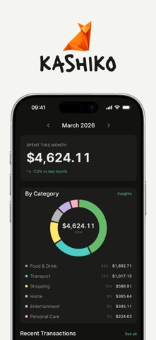 Kashiko: Expense Tracker screenshot
