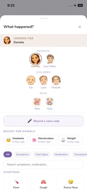 DaniCare Family Health Tracker screenshot 4