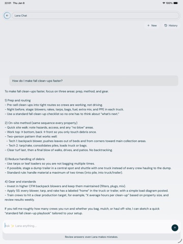 LeanScaper AI iPad screenshot