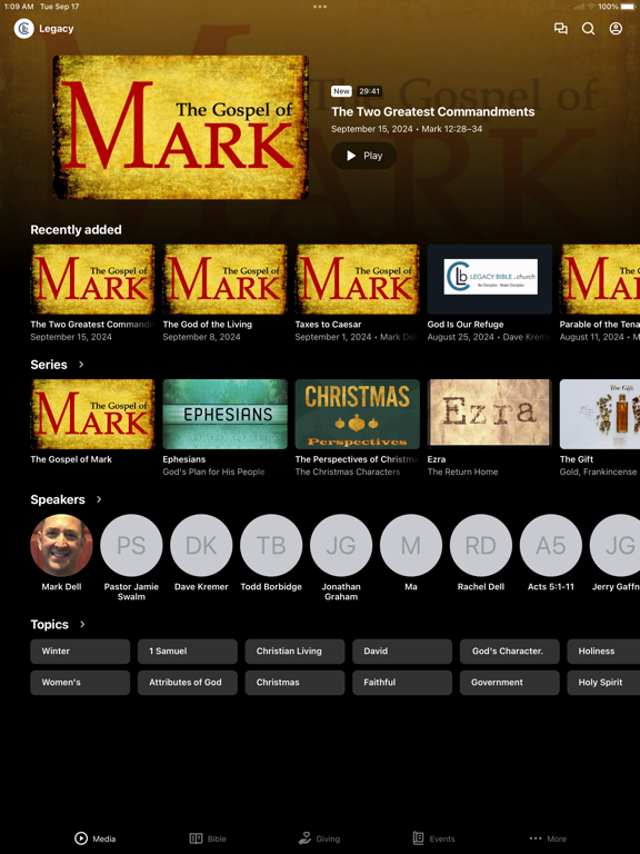 Screenshot #4 pour Legacy Bible.church