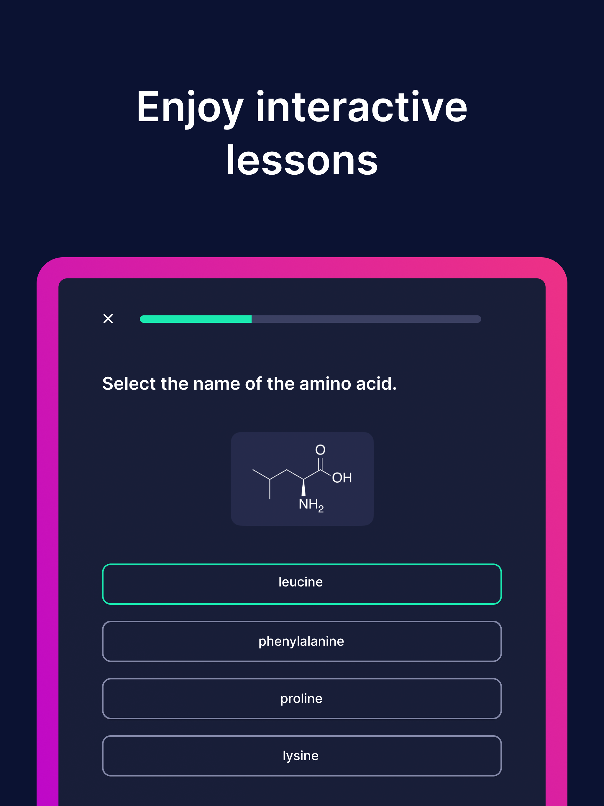 Amino Acids: Chemistry Quiz