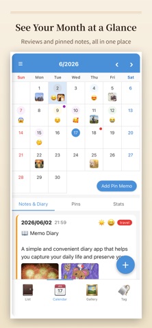 3Q Memo Diary -Notes & Planner Screenshot 2 of 8