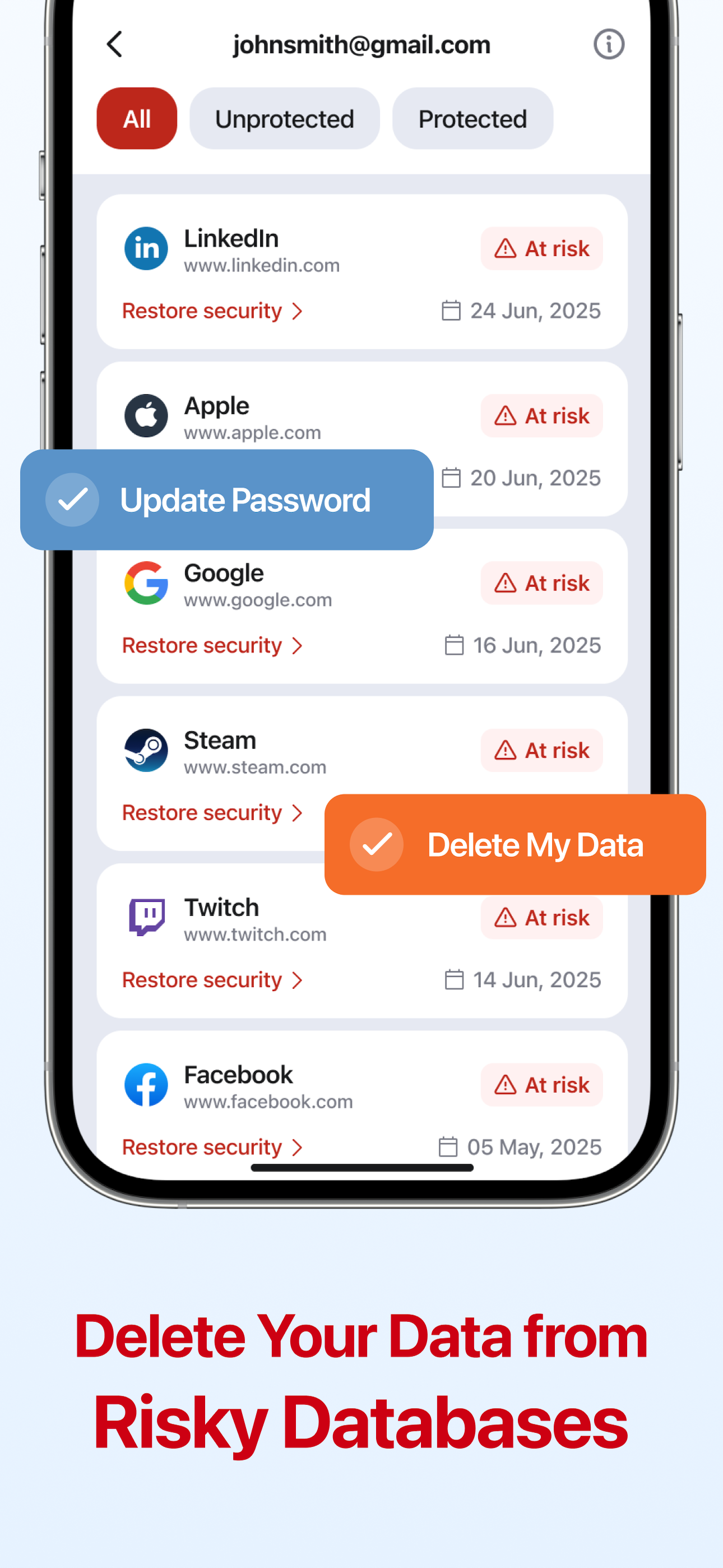 Privacy Protection : Data Leak screenshot 2