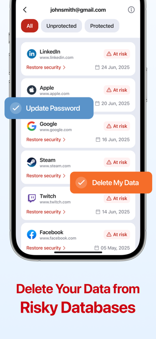 Privacy Protection : Data Leak Screenshot 2 of 6