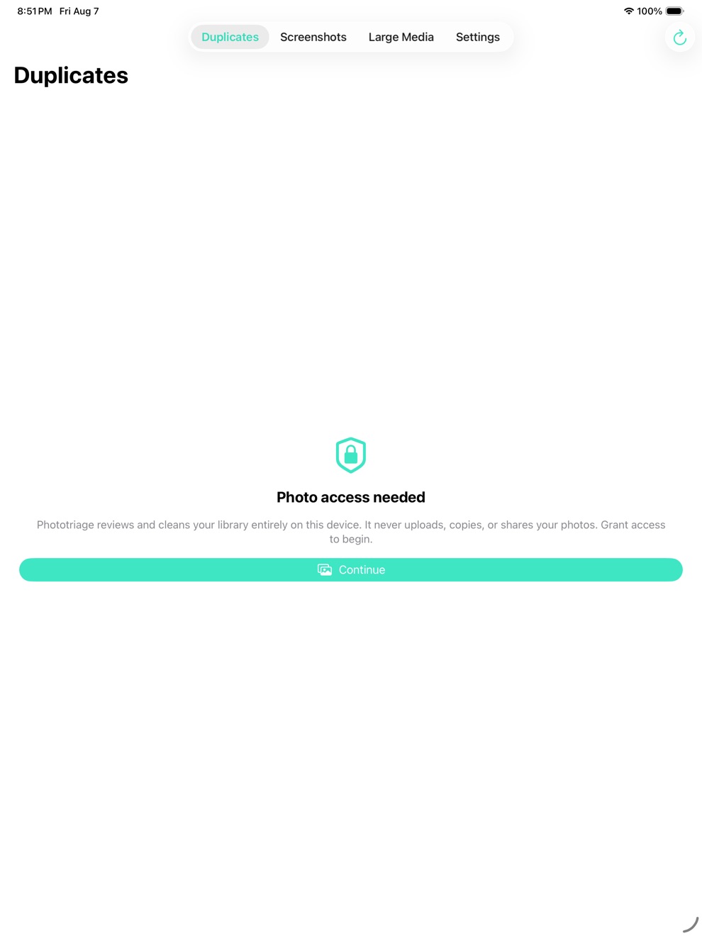 Phototriage: Honest Cleanup iPad screenshot 3 of 3