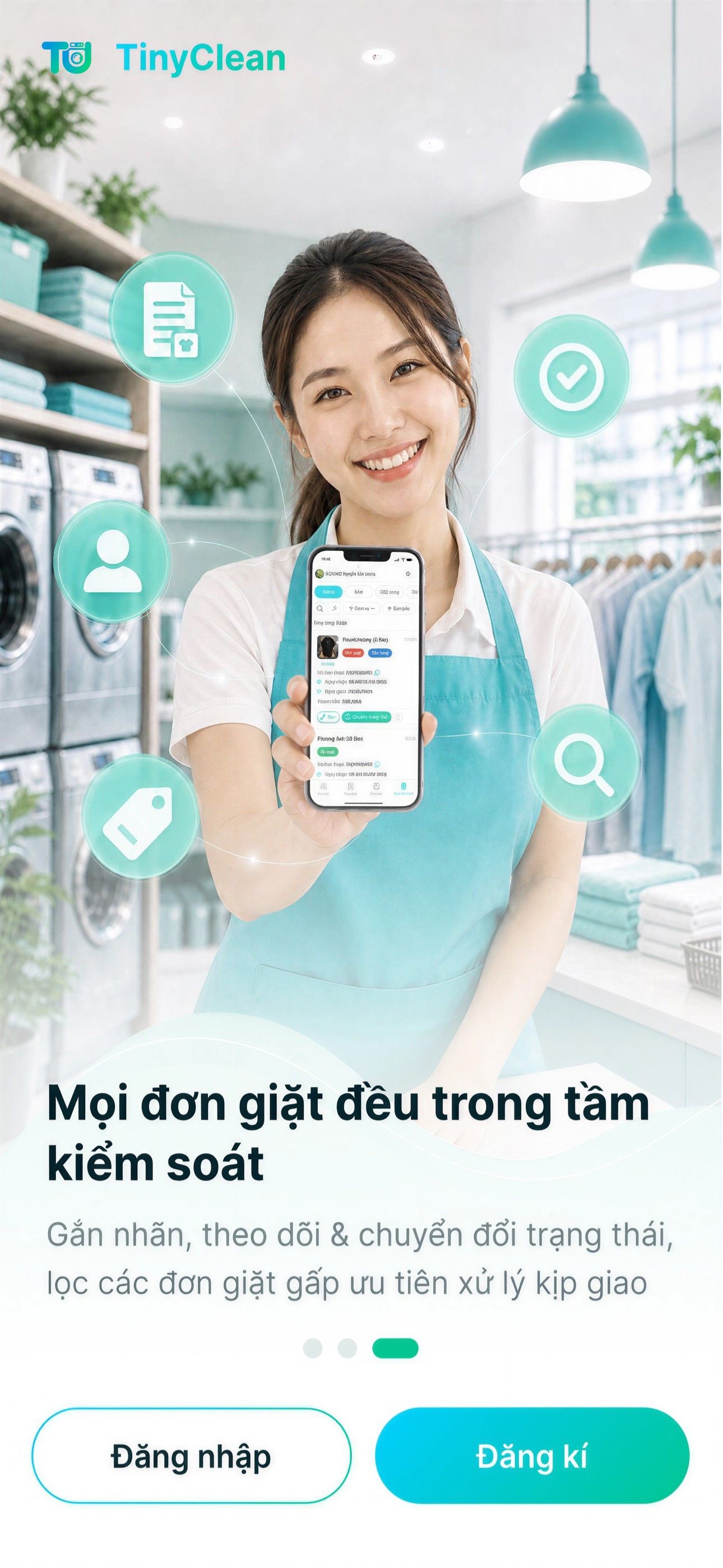 Screenshot 3 of TinyClean - Quản Lý Tiệm Giặt