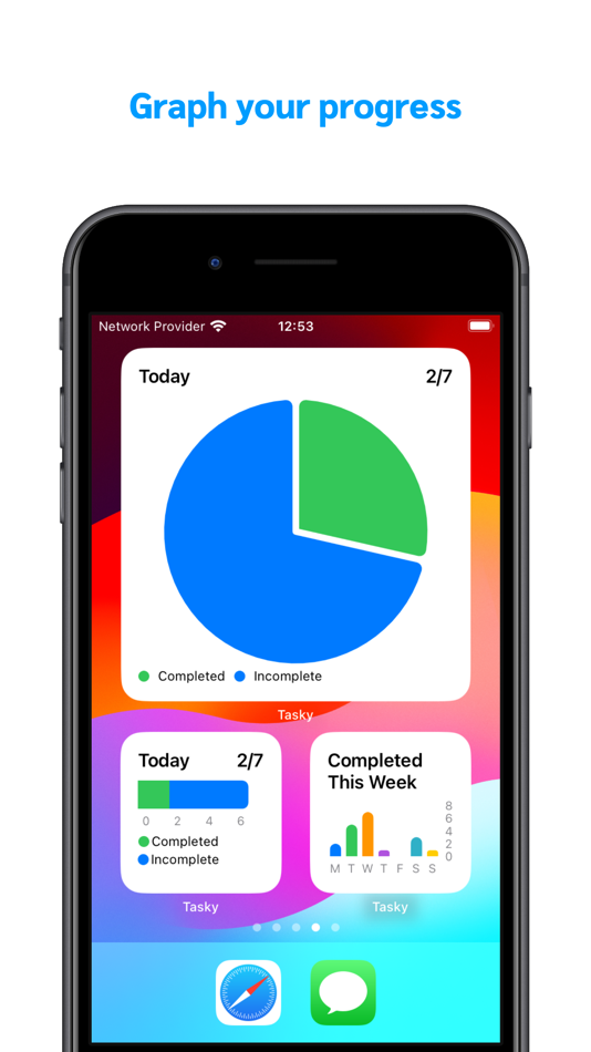 #2. Todo Reminders Widget : Tasky (iOS) 来自: Sufiyan Yasa