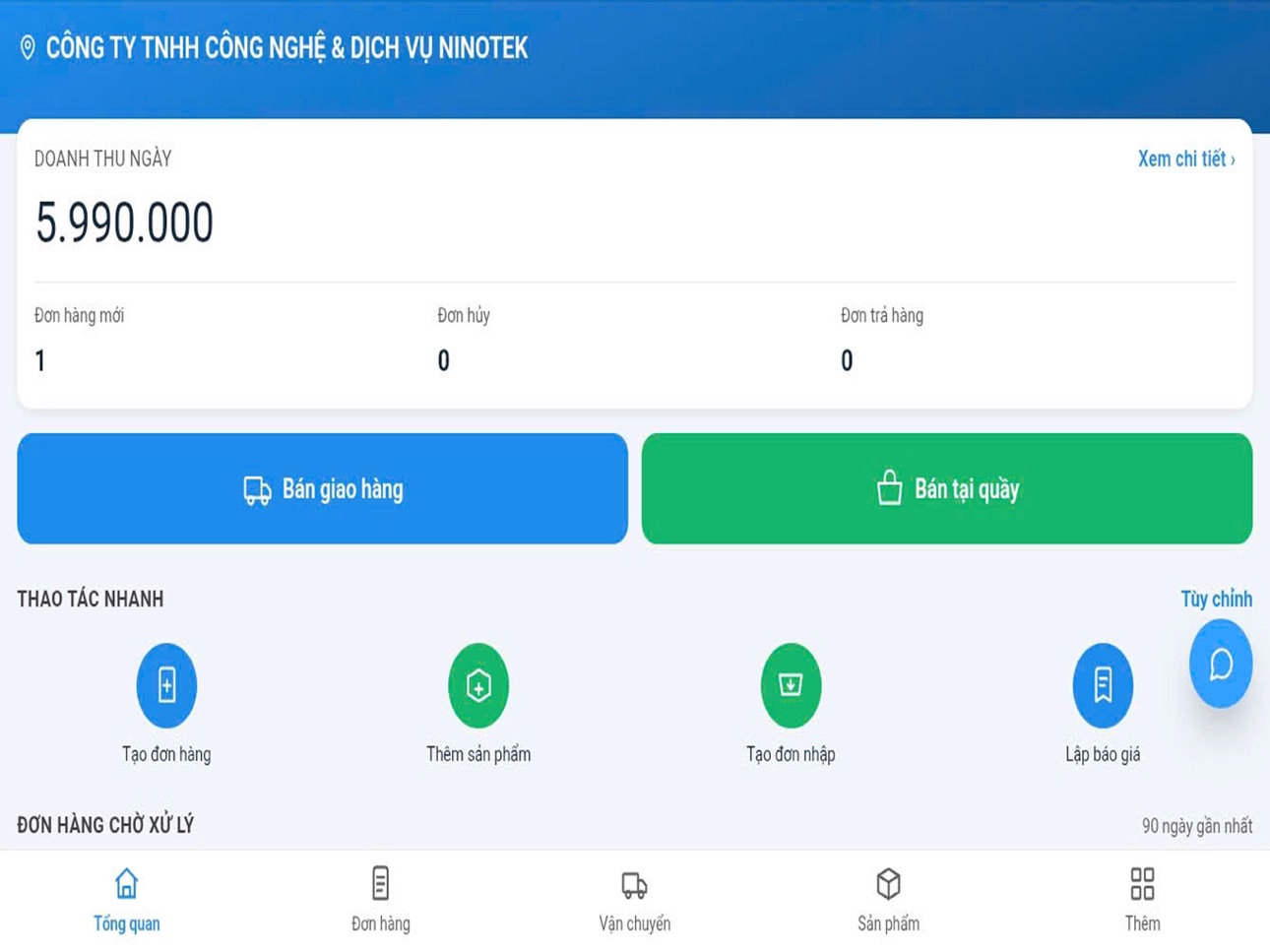 Screenshot 12 of Ninotek PoS: Quản lý bán hàng