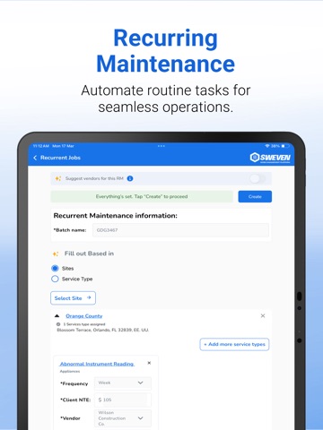 SWEVEN Marketplace iPad screenshot