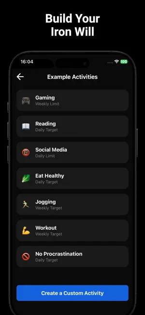 Iron Will: Time & Habits screenshot 2