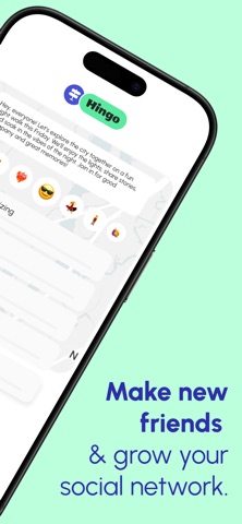 Hingo: Meet new people nearby iPhone screenshot