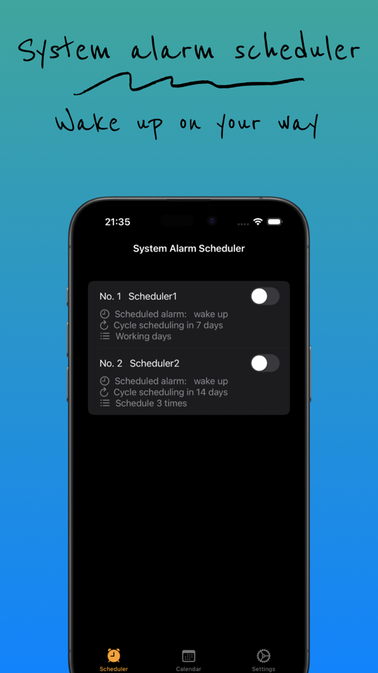 #1. autoAlarm-system alarm helper (iOS) 由: 朱涛 戴