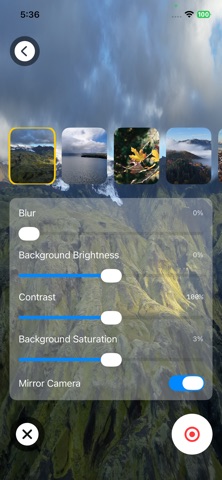 Video Background Recorder screenshot