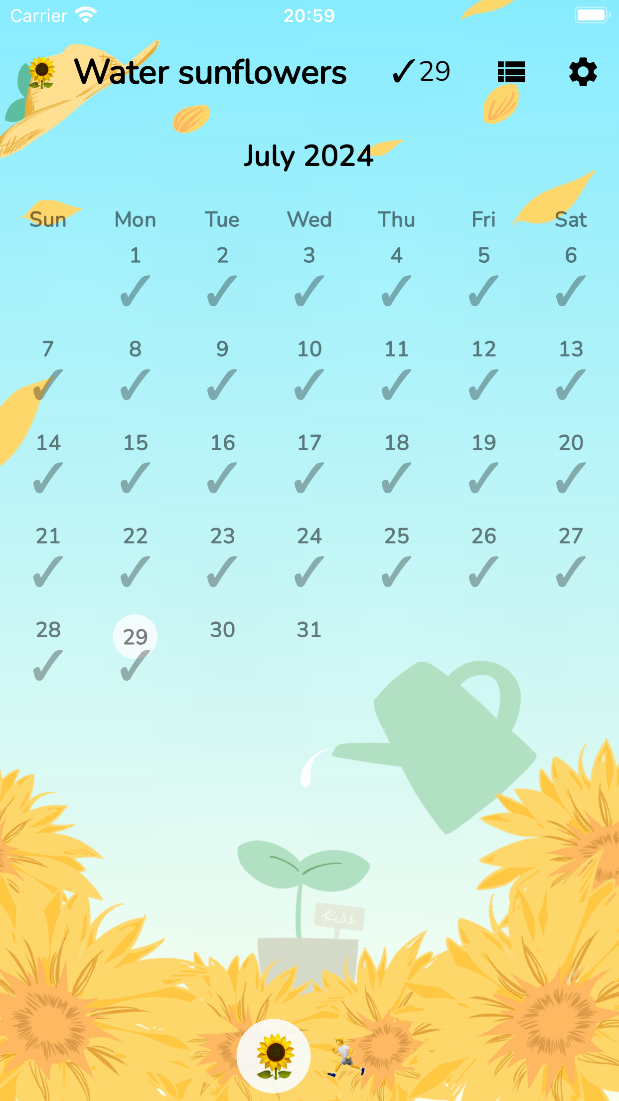 Check Calendar - Habit Builder