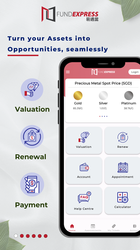 #1. Fundex Mobile - Fund Express (iOS) Tekijänä: Fund Express (Jurong East) Pawnshop Pte Ltd